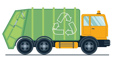 Garbage Collection Truck Mockup by Salt Spring garbage & Recycling