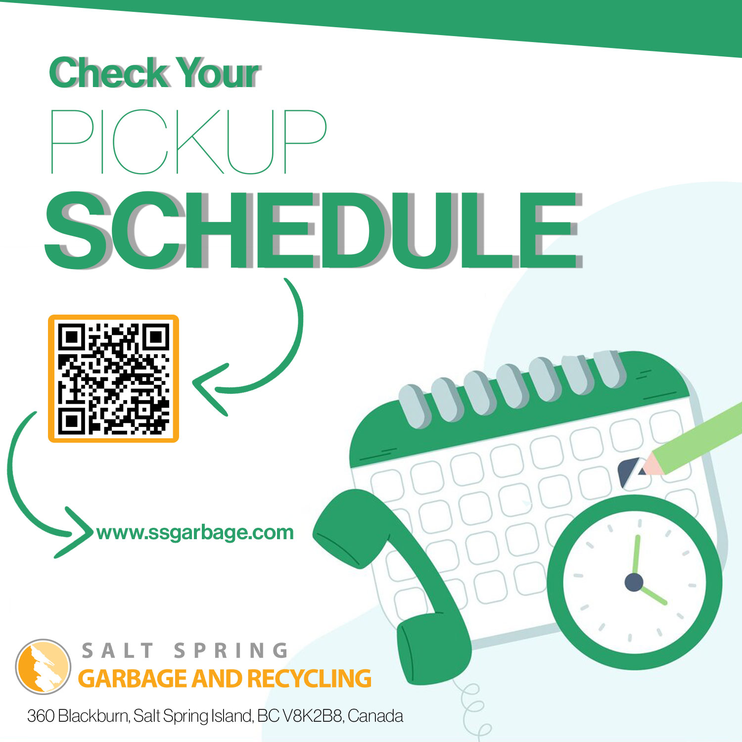 Instant pickup schedule | Check when we will reach on your location to collect your garbage